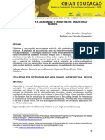 Canarim, 6 EDUCAÇÃO PARA CIDADANIA PDF