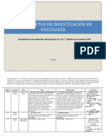 Actualización Investigación