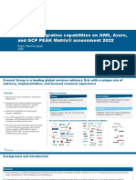 Everest Group - System Integration Capabilities On AWS Azure and GCP PEAK Matrix 2022 - Buyer Reference Guide PDF