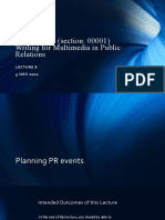 Lecture 8 - 051122 Planning PR Events Rev