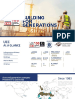 BUILDING FOR GENERATIONS: UCC AT A GLANCE