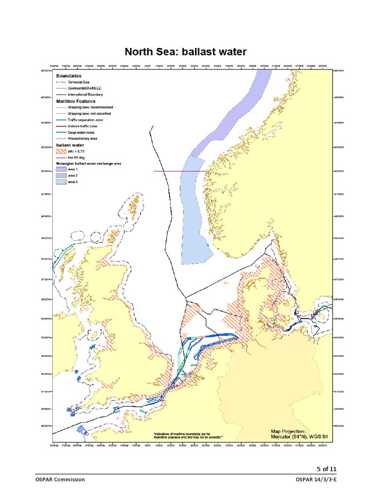 Annex 1 Coordinates of Designated Ballast Water Exchange Area in