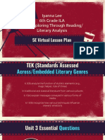 5e Virtual Lesson Plan