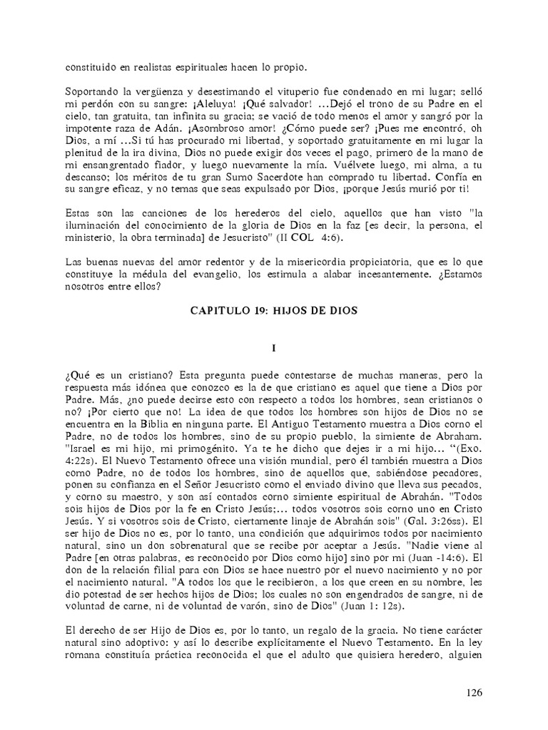 Identidad de los Hijos de Dios en la Biblia | PDF | Jesús | Dios