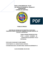 Auditoria de Confiabilidad de Registros y Estados Financieros - Gastos - Rosse Mary Flores Ramirez PDF