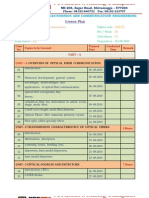 PES Institute Optical Fiber Communication Lesson Plan