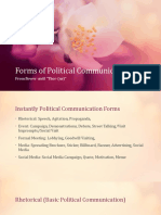 Form of Political Communication