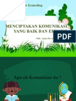 Menciptakan Komunikasi Yang Baik Dan Efektif