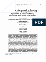 1990 Abrams Et Al Knowing What To Think by Knowing Who You Are