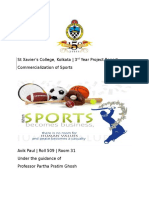 Project On Commercialisation of Sportsdocx PDF