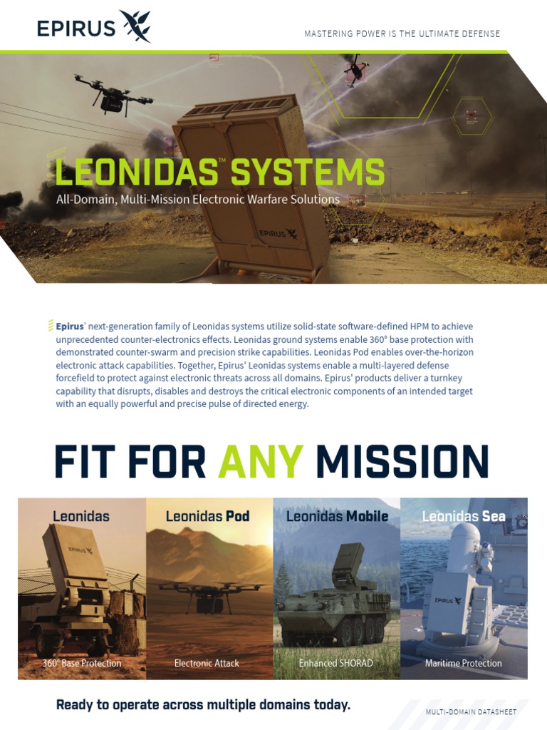 Epirus AFCEA West Datasheet FinaL PDF | PDF | Electronic Warfare ...
