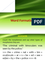1.2 - Word Formation