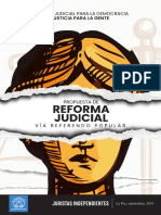 Propuesta de Reforma Judicial