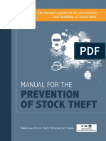 National Stock Theft Prevention Forum Et Al. 2015 Manual For The Prevention of Stock Theft The Farm PDF