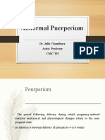 Abnormal Peurperium I