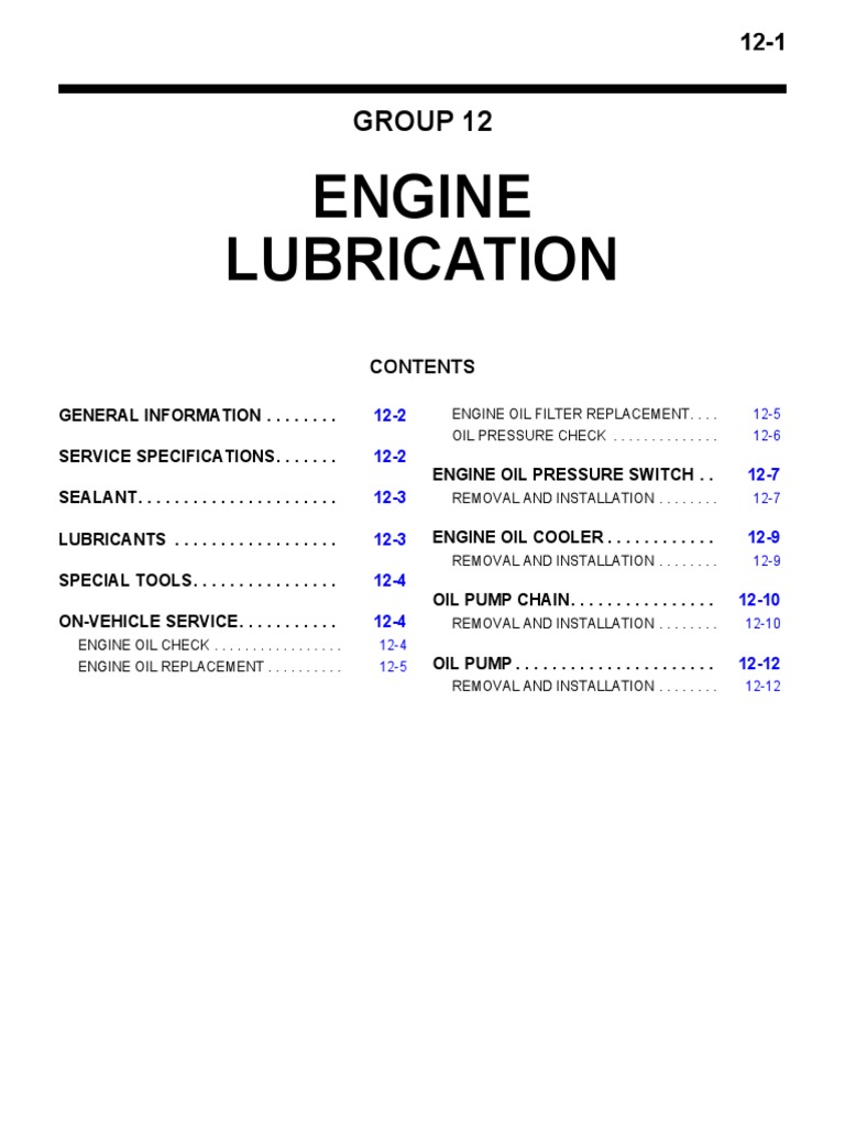 Engine Lubrication Pdf Motor Oil Mechanical Engineering