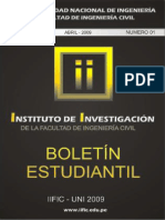 Boletin Estudiantil Iific - 1ra Edicion