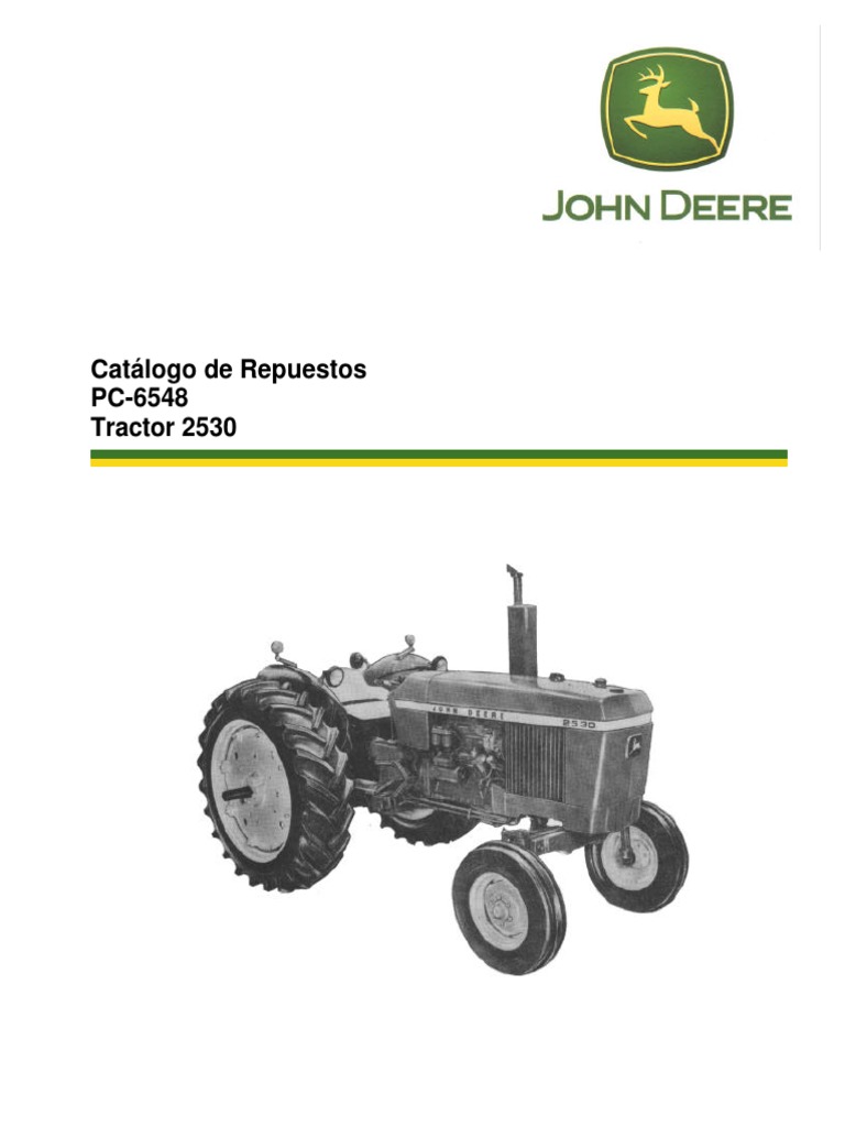John Deere 2530 PDF | PDF | Embrague | Eje