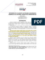 2 Tema Gruodyte - Informuoto Paciento Sutikimo Doktrinos Samprata Ir Svarba Sveikatos Prieziuroje PDF