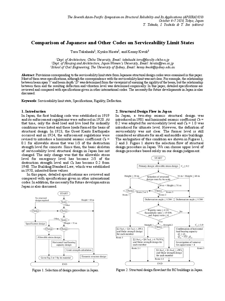 Japanese Structural Design Codes Comparison | PDF | Beam (Structure ...