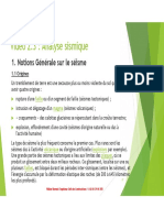 Video 2.3 Analyse Sismique Brouillon PDF