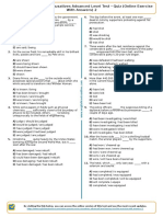 332 - Active Passive Voice Causatives Advanced Level Test Quiz Online Exercise With Answers 2 PDF