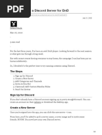 How To Set Up A Discord Server For DND PDF