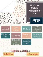 10 Macam Metode Mengajar Di SD