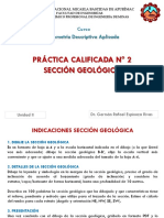 Práctica #2-II Unidad Sección Geológica