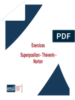 2-Exercices-Superposition-Thevenin-Norton - Corrigés 2