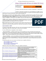 C# - Backup e Restauração de Banco de Dados SQL Server PDF