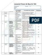 Cronograma de Higiene y Seguridad SEMED 2022