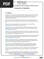 Definitions - Component 2.3 Algorithms - OCR Computer Science A-Level