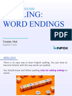 3.1. Word Endings