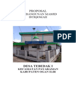 PROPOSAL Masjid ISTIQOMAH