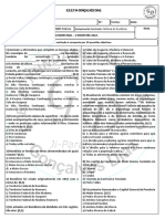 Avaliação História de Rondônia 1º Ano - 2º Bimestre Extra PDF