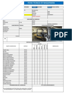 Ficha técnica de montacargas