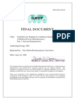 GHTF sg4 99 28 Guidelines Auditing Device Manufacturer Quality Systems Part One 990629
