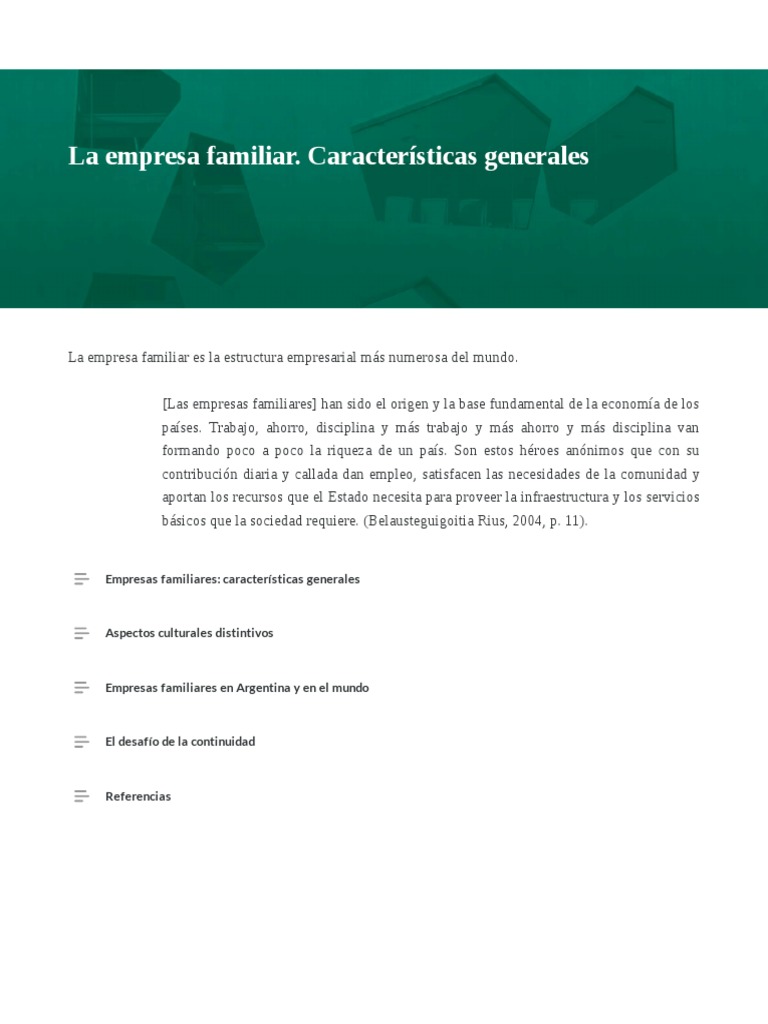 1 Empresas Familiares | PDF | Toma de decisiones | Familia