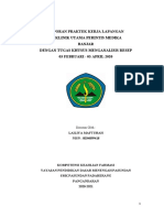 Laporan Praktek Kerja Lapangan Di Klinik Utama Perintis Medika Banjar Dengan Tugas Khusus Menganalisis Resep 03 FEBRUARI - 03 APRIL 2020