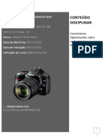 Resumo Das Aulas Fotografia PDF