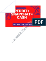 Reddit Snapchat Cash PDF