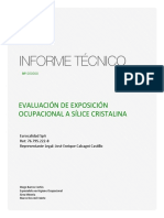 Ev. Cuantitativa SiO2 - Eurocalidad - PMCHS - 012020