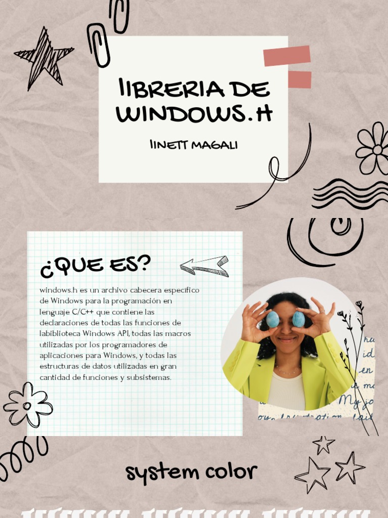 Uso de windows.h en C/C++ | PDF | Métodos y materiales de enseñanza