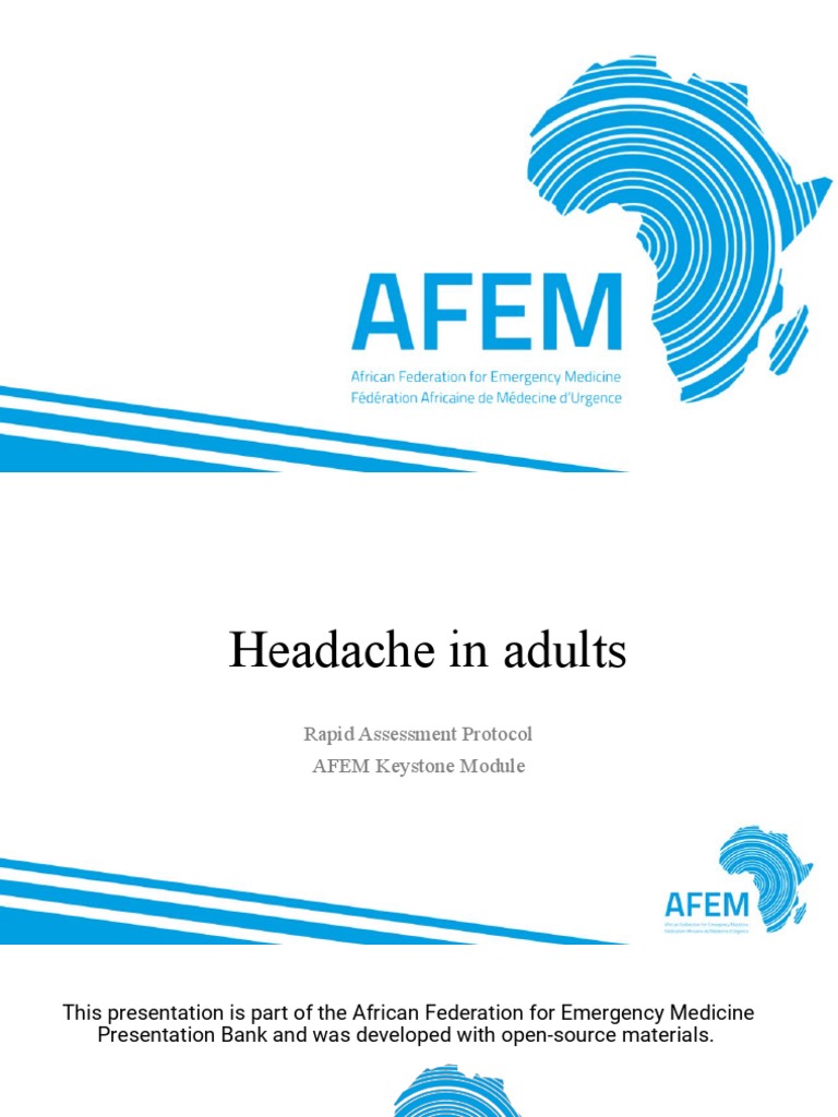 RAP Headache in Adults | PDF | Hypertension | Headache