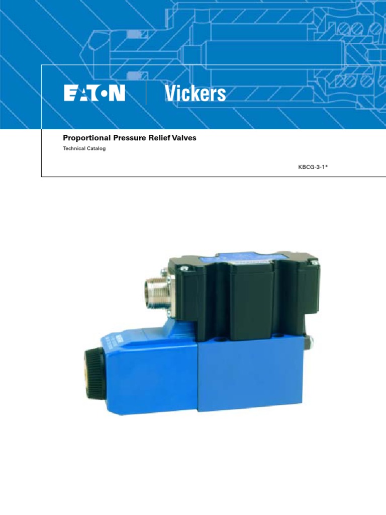 Cat. Vickers - Válvulas KBCG3 | PDF | Electrical Connector | Vacuum Tube