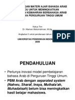 Pengembangan materi ajar BA terpadu