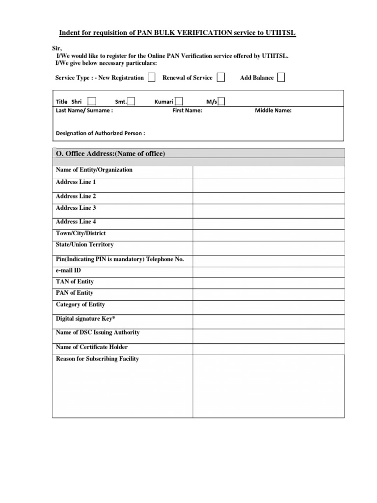UTIITSL PBV Indent PDF | PDF | Service Industries | Computing