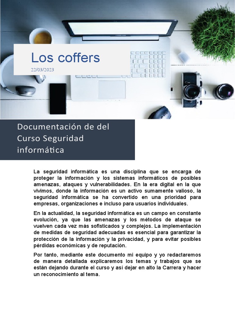 Documentacion Seguridad Informatica | PDF | Seguridad | La seguridad ...