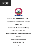 ECON 302-Intermediate Macroeconomic Theory